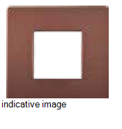 1-2 Module Grid & 1 Module Cover Frame Mulberry Red X0701_MR