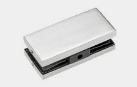 connector patch for two glass panels aluminium alloy glossy df