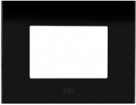 12 Module Square Cover Plate Black 66912BL 12 Module Square Cover Plate Black 66912BL