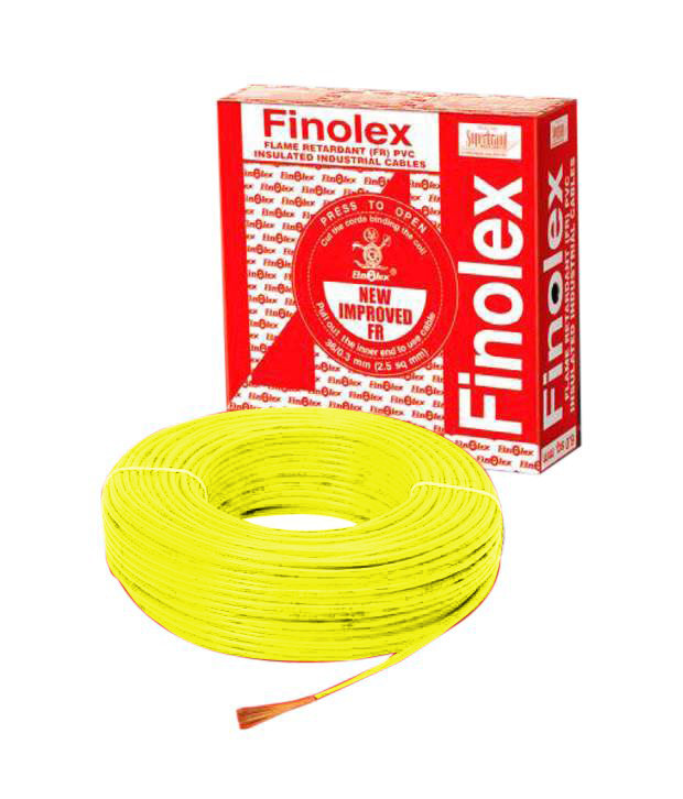 1 Sq mm FR Wire 270 Mtr Yellow