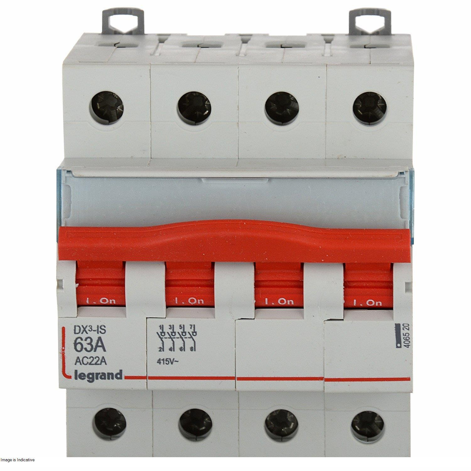 1A 415 V Four Pole D Curve MCB  408779