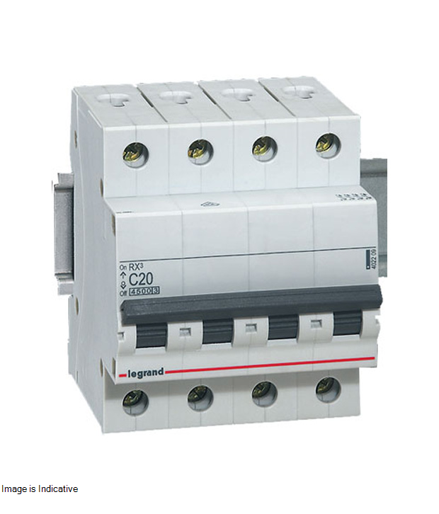 20A 30 mA 415 V Four Pole RCBO 411430