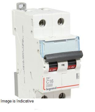 2A 240 V Single Pole + Neutral C Curve MCB  408605