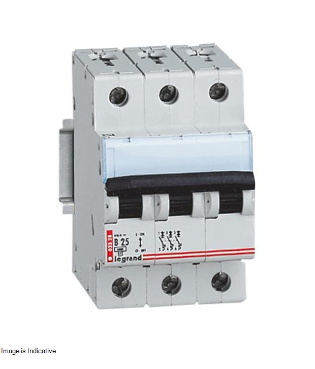 6A 415 V Triple Pole C Curve MCB 408650