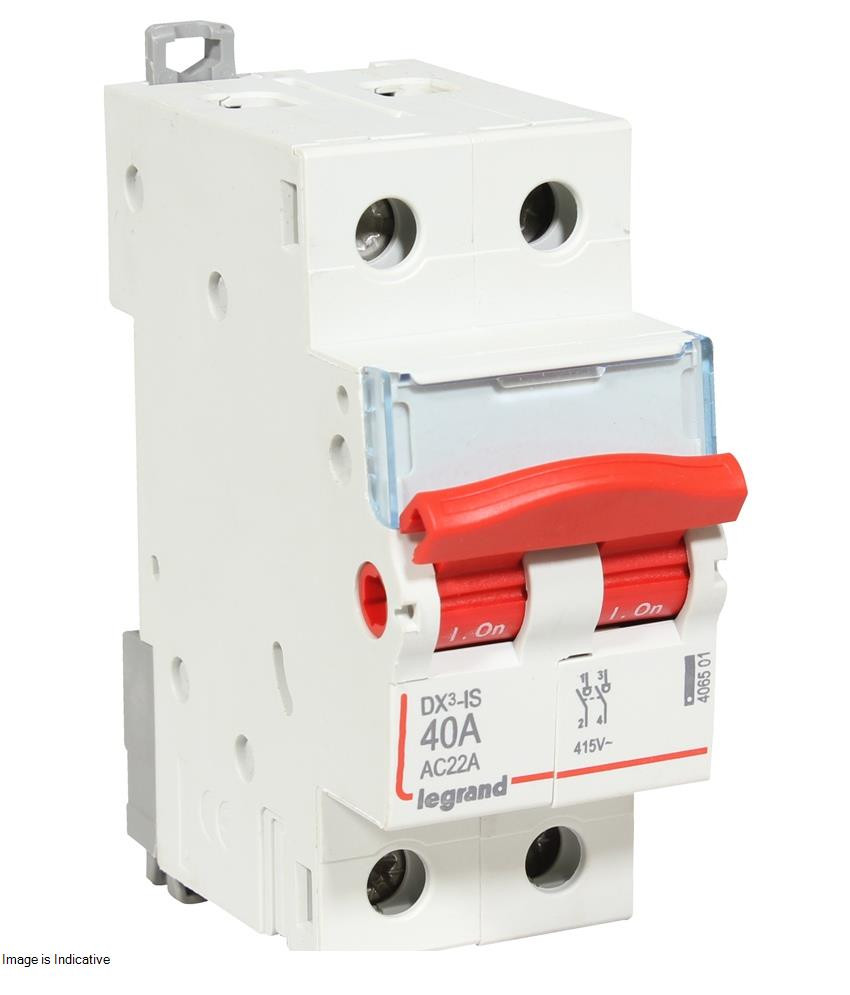 100 A 240 V Double Pole Isolators  4065 04