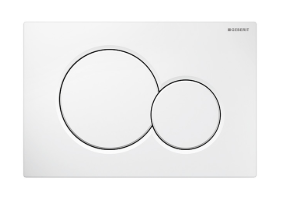 Geberit Actuator Plate Sigma 70 for Dual Flush for Sigma Concealed Cistern 8 cm -  Stainless Steel Brushed 115.625.FW.1