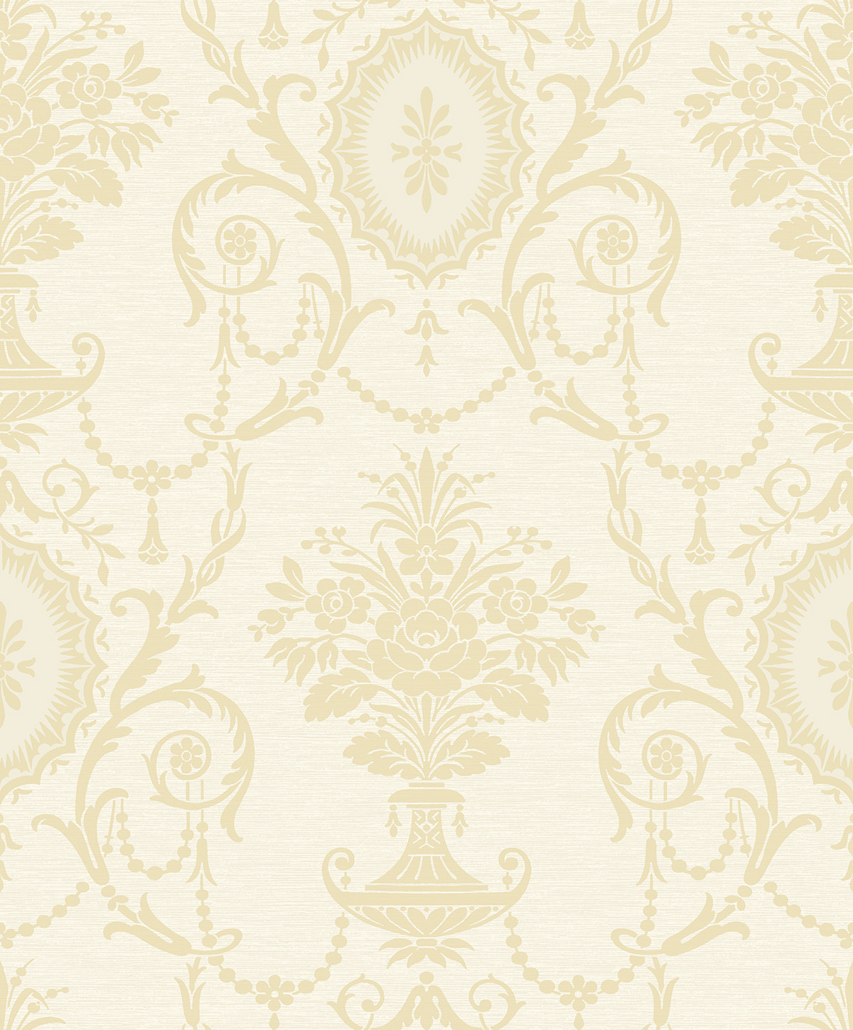 Ambience Classic Damask Wall Paper Beige 1540205