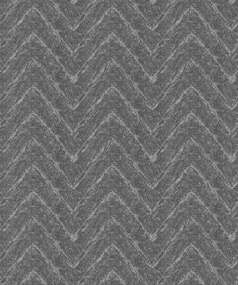 Natural Faux 2 Abstract Geometric Bricks Stone Wood Wall Paper Black Grey Metallic NF232035