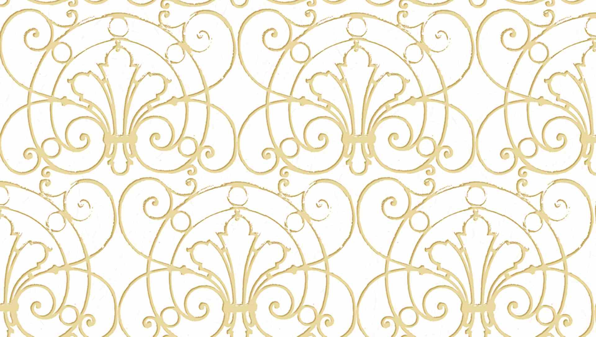 Ornare Abstract Geometric Classic Damask Wall Paper Beige White 81092-1