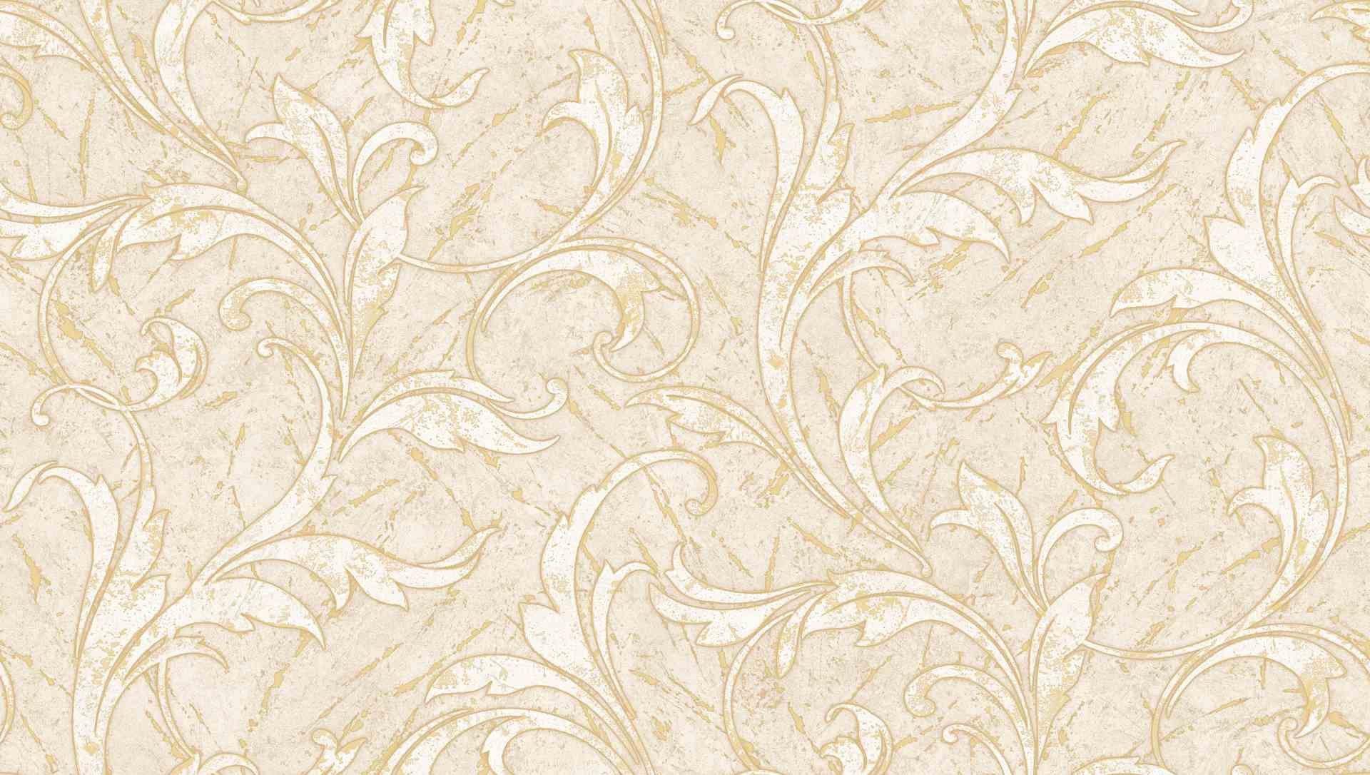Palatino Classic Damask Wall Paper Beige Metallic PT3004-2