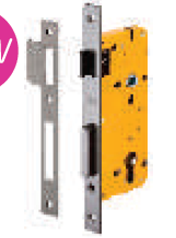 60 mm Lock Body Backset 3 Stroke Dead Bolt Mortise Lock FE Finish ML 124 60 mm Lock Body Backset 3 Stroke Dead Bolt Mortise Lock FE Finish ML 124