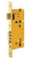 Lock Body with Four Pin Mortise Lock Bright Nickel/HG Finish ML 120 NI