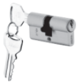 80 mm Euro Profile Cylinders with Both Side Key SN Finish CL 203