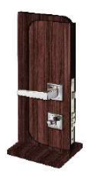 Beryl Main Door Lock Set LHS Silver Chrome Finish MD BER 07 SC (L)