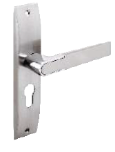 70 mm Zovi Combo Lock Set with Coin and Knob Cylinder Silver Satin/Silver Chrome/Patina Finish HL ZOV