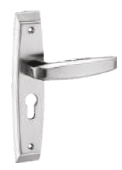 200 mm Badroli Combo Lock Set with Both Side Key Cylinder (70mm) Silver Satin/Silver Chrome/Patina Finish HL BA