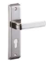 178 mm Chord Lock Set with Key and Knob Cylinder (70mm) Silver Chrome/Patina Finish HL CHO SC