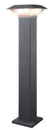 8 W LED Bollard and Wall Light Graphite Grey HLO-5099