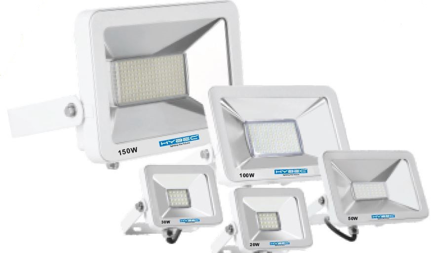 50 W LED Flood Light - Outdoor (Grey) White EB-9717