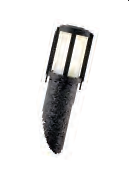 E 27 Holder LED Bollard Light Graphite Grey HLO-8092