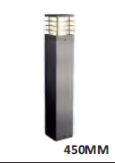 E 27 Holder LED Bollard Light Graphite Grey HLO-8157