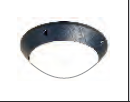 E 27 Holder LED Aluminium Die-Cast Bulkhead Light Graphite Grey HLO-8451