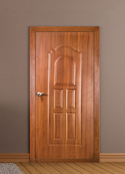 100 Cm X 205 Cm Steel Front Door With Design Godrej Lock And 6