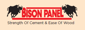 12 mm Thickness 1220 mm x 2440 mm Bison Laminated Cement Bonded Particle Board Natural Teak