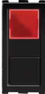 1 Module Bell Call Indicator Black 66705B