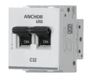 20 A Dual Pole C Curve Mini MCB White 66160