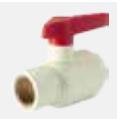 20 mm CPVC Ball Valve with Two Side Brass Threaded 70000490 20 mm CPVC Ball Valve with Two Side Brass Threaded 70000490
