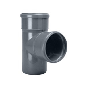 200 mm PVC SWR Pushfit Single Tee 2256007