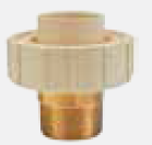 25 mm CPVC Union Male Adapter Brass Threaded SDR 11 70000596