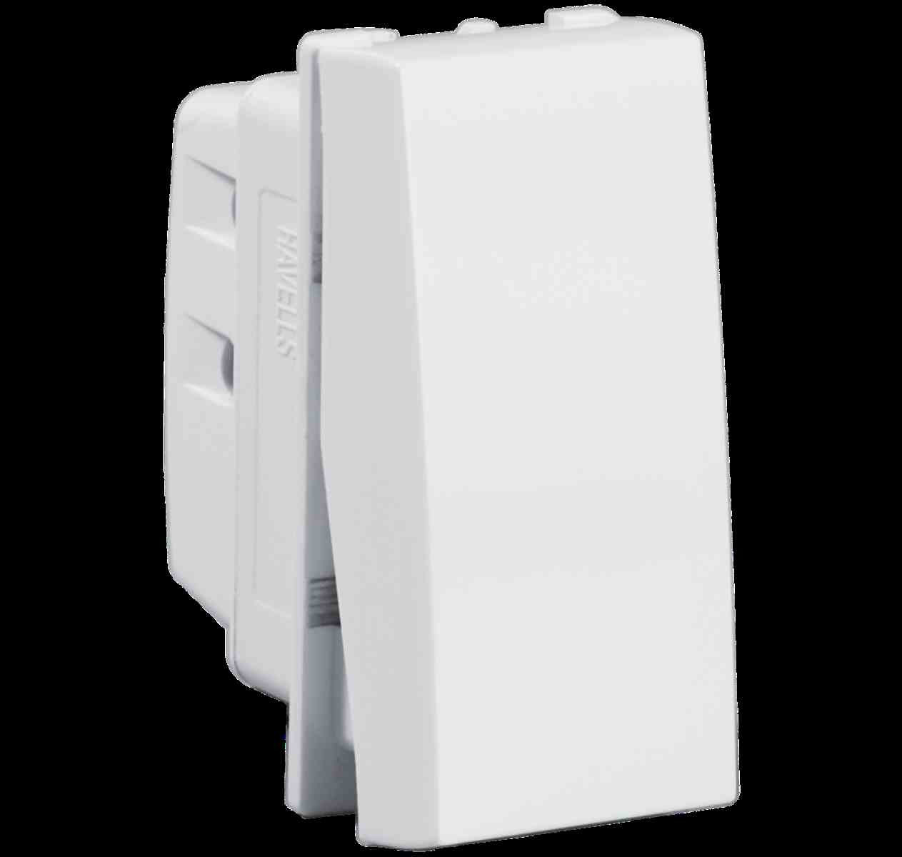 25A 1 Module One Way Switch White AHOSXXW251