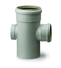 160 X 110 mm SWR Drainage PVC Reducing Tee with Door (Ring Fitting) IM103393
