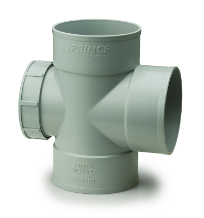 63 mm PVC Single Tee with Door D/S (Solvent Fitting) IM103492