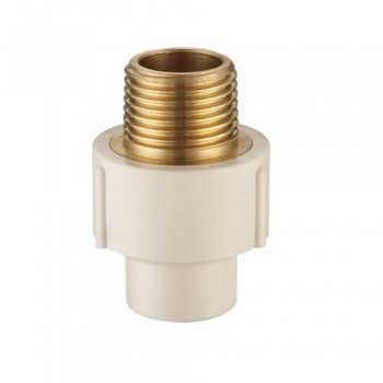 65 mm UPVC ASTM Male Threaded Adapter SCH 80 Brass 2235208