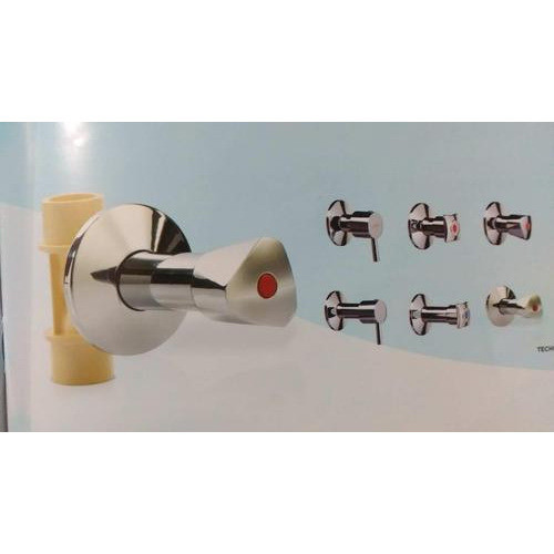25 mm UPVC ASTM Long Concealed Valve - Quarter Turn with Square Knob 2231302