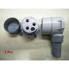 20A 3 Pin + Scraping Earth Metal Plug for AC ISQPDP020