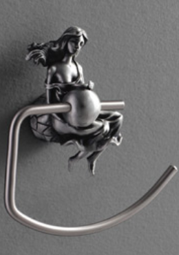 Towel Ring Diva Antique Tin 2422 Towel Ring Diva Antique Tin 2422