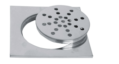 100 mm (4”)Threaded Square Drain Polished CP 42004