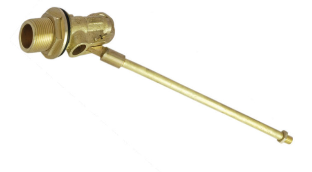 450 mm (18”) Float Valve With Flexible Rod-Brass 14106
